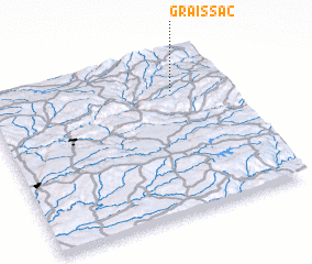 3d view of Graissac