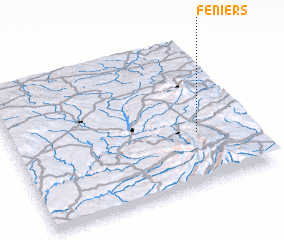 3d view of Féniers