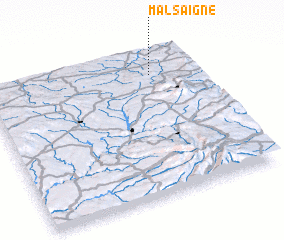3d view of Malsaigne