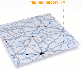 3d view of Chaumoux-Marcilly