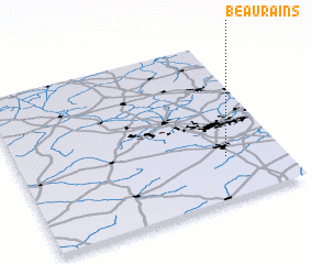 3d view of Beaurains