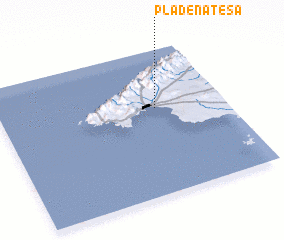 3d view of Pla de na Tesa