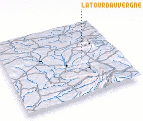 3d view of La Tour-dʼAuvergne