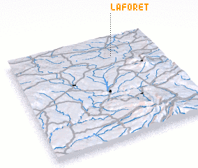 3d view of La Forêt