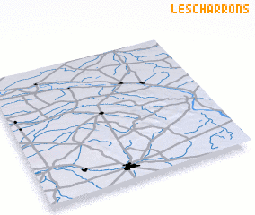 3d view of Les Charrons