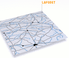 3d view of La Forêt