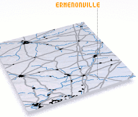 3d view of Ermenonville