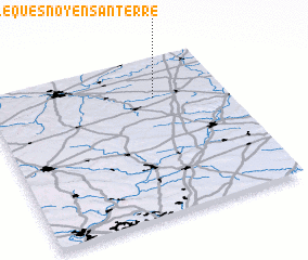 3d view of Le Quesnoy-en-Santerre