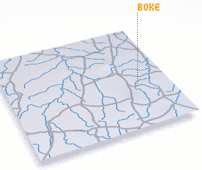 3d view of Boké