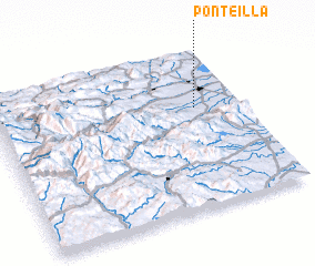 3d view of Ponteilla
