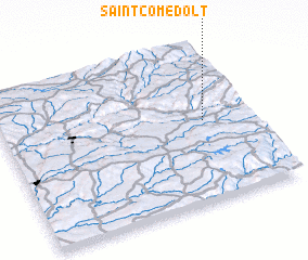 3d view of Saint-Côme-dʼOlt