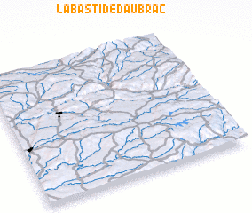 3d view of La Bastide-dʼAubrac