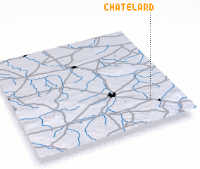 3d view of Châtelard