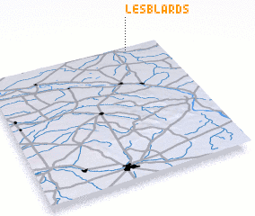 3d view of Les Blards