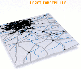 3d view of Le Petit-Amberville