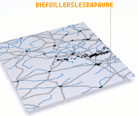 3d view of Biefvillers-lès-Bapaume