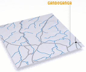 3d view of Gando Ganga