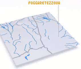 3d view of Foggaret ez Zoua