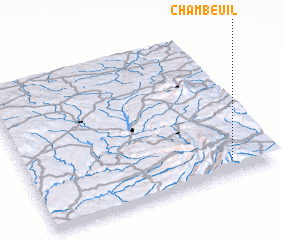 3d view of Chambeuil