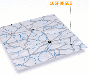 3d view of Les Forges