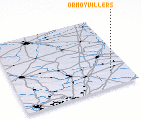 3d view of Ormoy-Villers