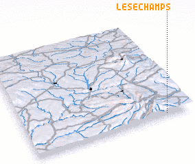 3d view of Les Échamps