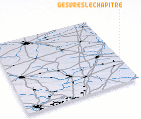 3d view of Gesvres-le-Chapitre