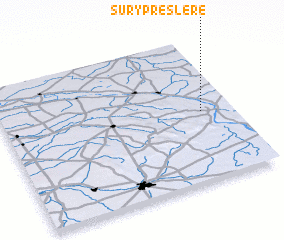 3d view of Sury-près-Léré