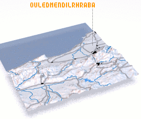 3d view of Ouled Mendîl Rhraba