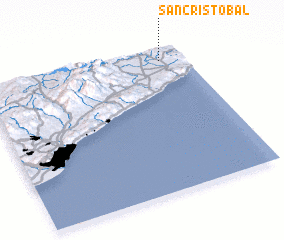 3d view of San Cristóbal