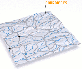 3d view of Gourdièges