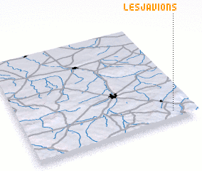 3d view of Les Javions