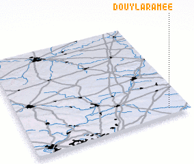 3d view of Douy-la-Ramée