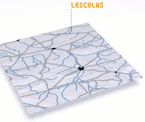 3d view of Les Colas