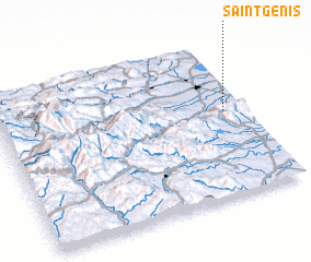 3d view of Saint-Génis