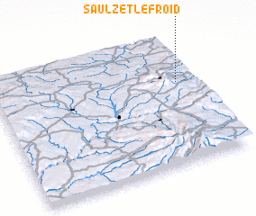 3d view of Saulzet-le-Froid