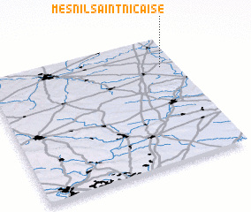 3d view of Mesnil-Saint-Nicaise