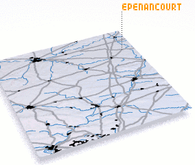 3d view of Épénancourt