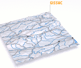 3d view of Gissac