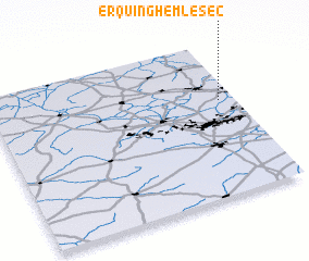 3d view of Erquinghem-le-Sec