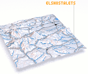 3d view of Els Hostalets