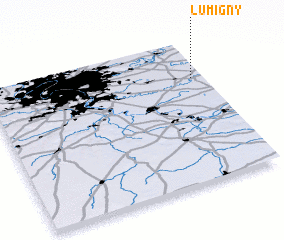 3d view of Lumigny