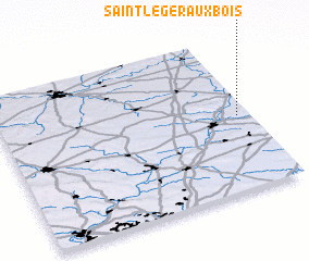 3d view of Saint-Léger-aux-Bois