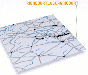 3d view of Riencourt-lès-Cagnicourt