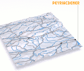 3d view of Peyriac-de-Mer