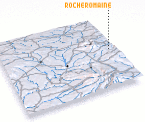 3d view of Roche Romaine