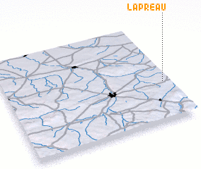 3d view of La Préau