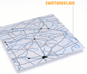 3d view of Saint-Andelain