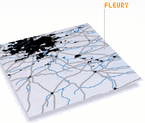 3d view of Fleury