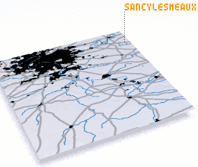 3d view of Sancy-lès-Meaux